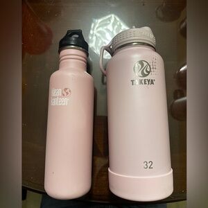 Pink Tumbler Bundle (Klean Kanteen + Takeya)
